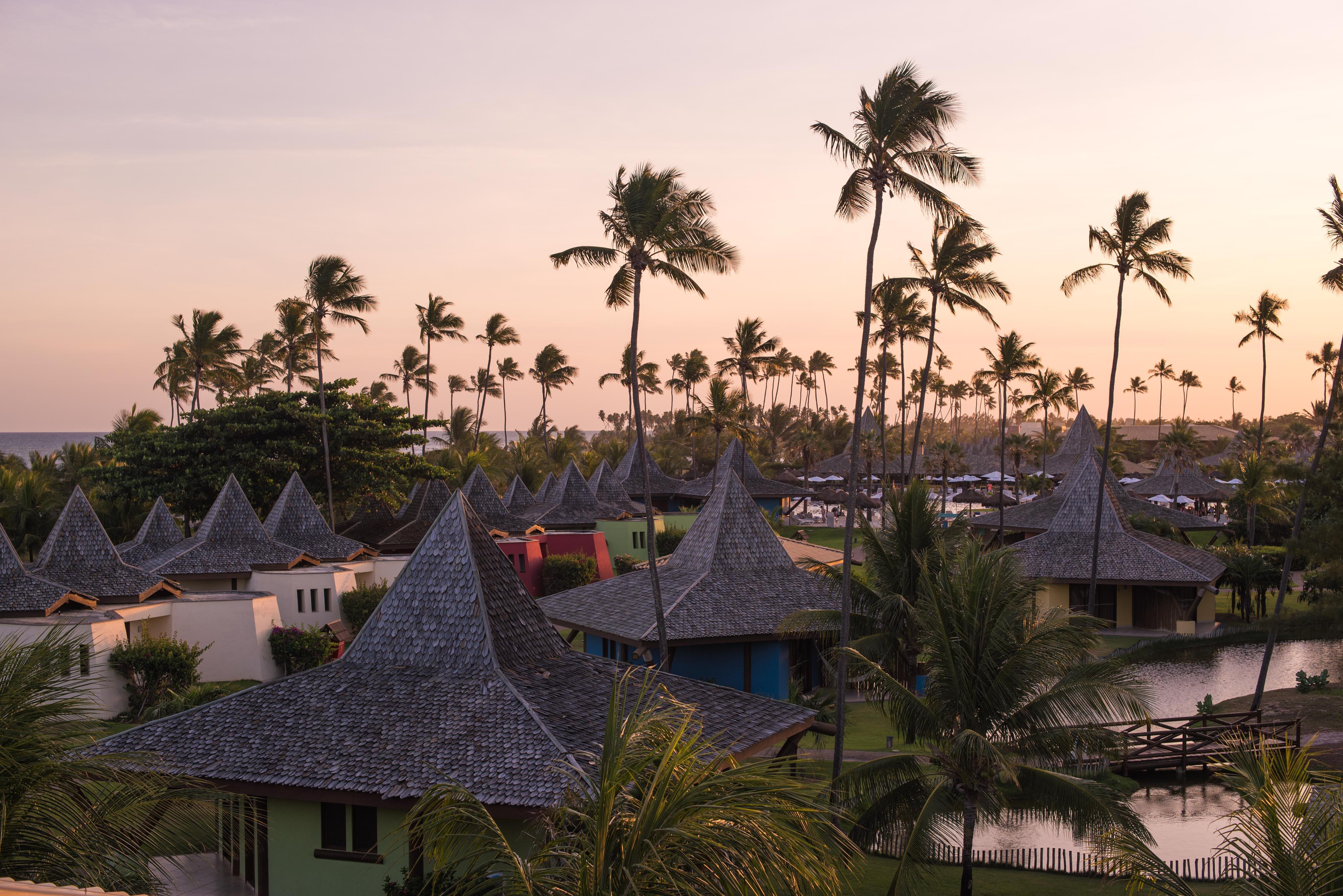 Vila Gale Resort Mares Гуаражуба Екстер'єр фото Sunset at the Hilton Moorea